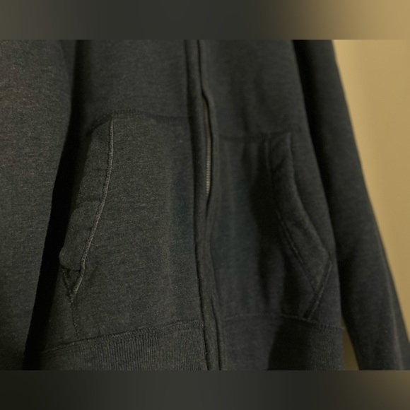 Abercrombie Navy Blue zip-up fleece inside - Picture 4 of 15